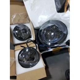 Harley Davidson 7-calowy reflektor LED projektor + 4,5 calowe światła przeciwmgielne Touring Electra Glide + uchwyt