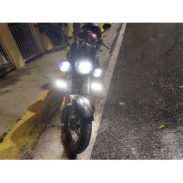 Harley Davidson 7-calowy reflektor LED projektor + 4,5 calowe światła przeciwmgielne Touring Electra Glide + uchwyt