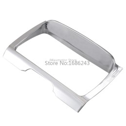 Chrome Inner Fairing Tri-Line Gauge Stereo Switch Trims Accents Panel Cover For Harley Electra Street Glide Tri Glide