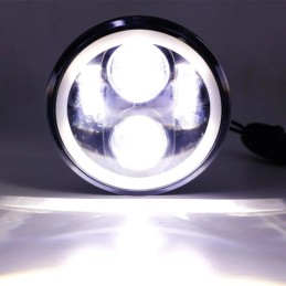 Reflektor LED 5.75"  projektor H4  DRL Harley Davidson Sportster Dyna Iron 883