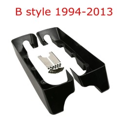 4" Hard Stretched Saddle Bag Extensions For Harley Touring Road King Street Glide Electra Glide 1994-2013 2014-2023