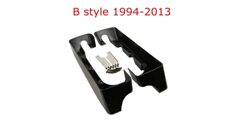 4" Hard Stretched Saddle Bag Extensions For Harley Touring Road King Street Glide Electra Glide 1994-2013 2014-2023