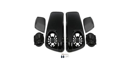 Saddle Bag Lids 5"X7" Speaker For Harley Touring Electra Road Glide King FLH FLTR FLHX FLHR FLHTK FLHRC FLHT 14-23