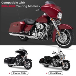 Organizery pokryw sakw bocznych 2 sztuki Harley Davidson Touring Street Glide Road King Road Glide Electra Glide 14-23