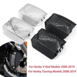 Front Brake Caliper Cover Guard Harley Electra Glide Road Glide Road King FLHR Street Glide FLHX CVO V-Rod 06-19