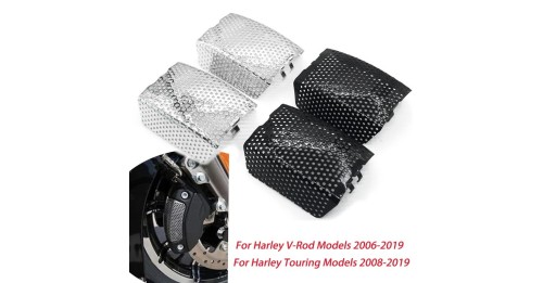 Front Brake Caliper Cover Guard Harley Electra Glide Road Glide Road King FLHR Street Glide FLHX CVO V-Rod 06-19