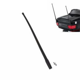 Resilient AM FM XM 13'' Radio Antenna Masts Accessories Black 1pc For Harley Davidson Touring Thru 1989-2019 CVO Electra Glide