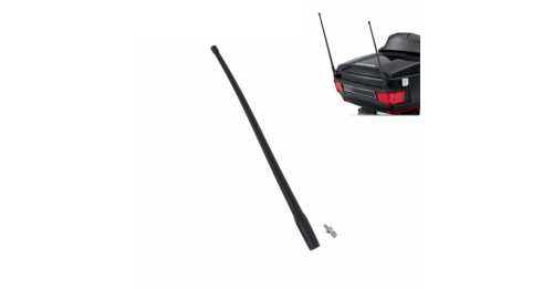 Resilient AM FM XM 13'' Radio Antenna Masts Accessories Black 1pc For Harley Davidson Touring Thru 1989-2019 CVO Electra Glide