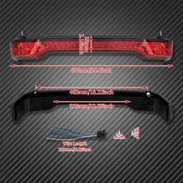 Rear Tour-Pak King Tour Trunk Pack Turn Signal Brake LED Light For Harley Touring Road Electra Glide Limited 14-2021