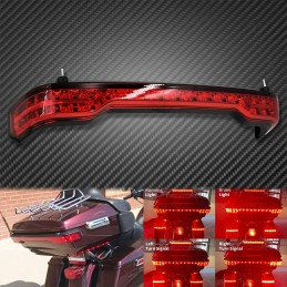 Rear Tour-Pak King Tour Trunk Pack Turn Signal Brake LED Light For Harley Touring Road Electra Glide Limited 14-2021