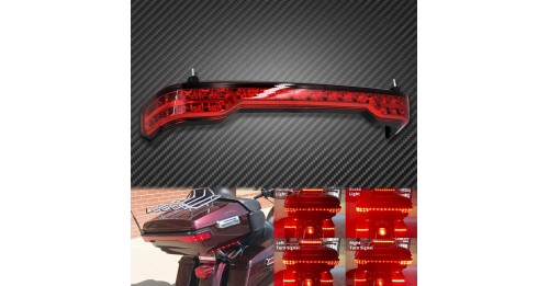 Rear Tour-Pak King Tour Trunk Pack Turn Signal Brake LED Light For Harley Touring Road Electra Glide Limited 14-2021