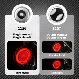 Turn Signal Conversions LED Panel Light 1156 1157 Bullet Style For Harley Davidson Sportster Touring Breakout Fat Boy Softail