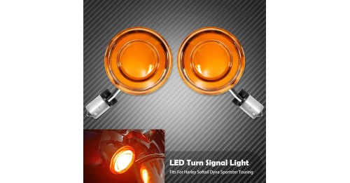 Turn Signal Conversions LED Panel Light 1156 1157 Bullet Style For Harley Davidson Sportster Touring Breakout Fat Boy Softail