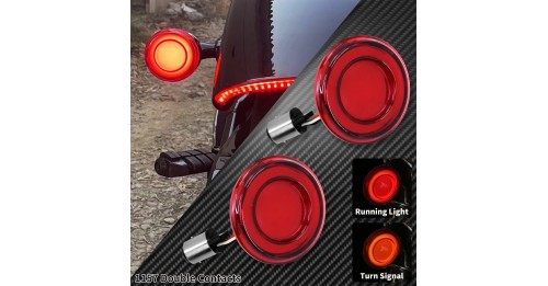 Turn Signal Conversions LED Panel Light 1156 1157 Bullet Style For Harley Davidson Sportster Touring Breakout Fat Boy Softail