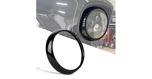 Headlight Lamp Trim Ring Cover 7" Headlight Assembly for harley Touring Road King Electra Glide Street FLHT FLHR