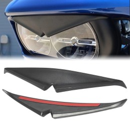 Headlight Trim Cover For Harley Touring Road Glide 2015-2023 Headlamp Eyebrow Eyelid Upper Tip Visor Accent FLTRX CVO