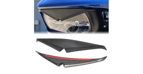 Headlight Trim Cover For Harley Touring Road Glide 2015-2023 Headlamp Eyebrow Eyelid Upper Tip Visor Accent FLTRX CVO