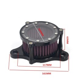 Air Filter CNC Air Cleaner Intake System Kit For Harley Sportster XL883 XL1200 Iron 883 48 72 1991-2023