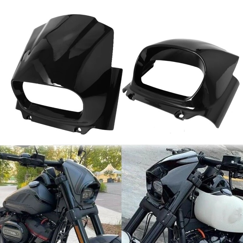 Front Headlight Fairing Cover For Harley M8 Softail Fat Bob FXFB FXFBS 2018-2022 2021 2020 2019