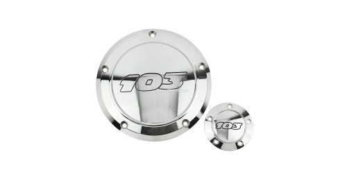 Derby Cover Timer Timing Cover 103 2pcs Aluminum For Harley Dyna 1999-2017 FLSTF Fat Boy 2001-2013 Softail Touring