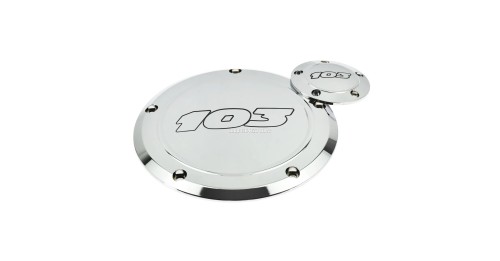 Derby Cover Timer Timing Cover 103 2pcs Aluminum For Harley Dyna 1999-2017 FLSTF Fat Boy 2001-2013 Softail Touring