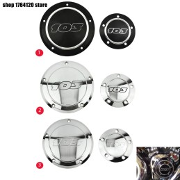 Derby Cover Timer Timing Cover 103 2pcs Aluminum For Harley Dyna 1999-2017 FLSTF Fat Boy 2001-2013 Softail Touring