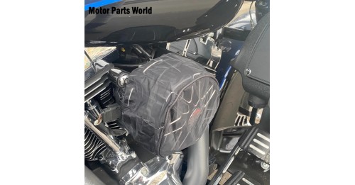 Air Filter Waterproof Black Rain Sock Protective Cover For Harley Sportster XL Dyna Softail Touring Road Street Glide