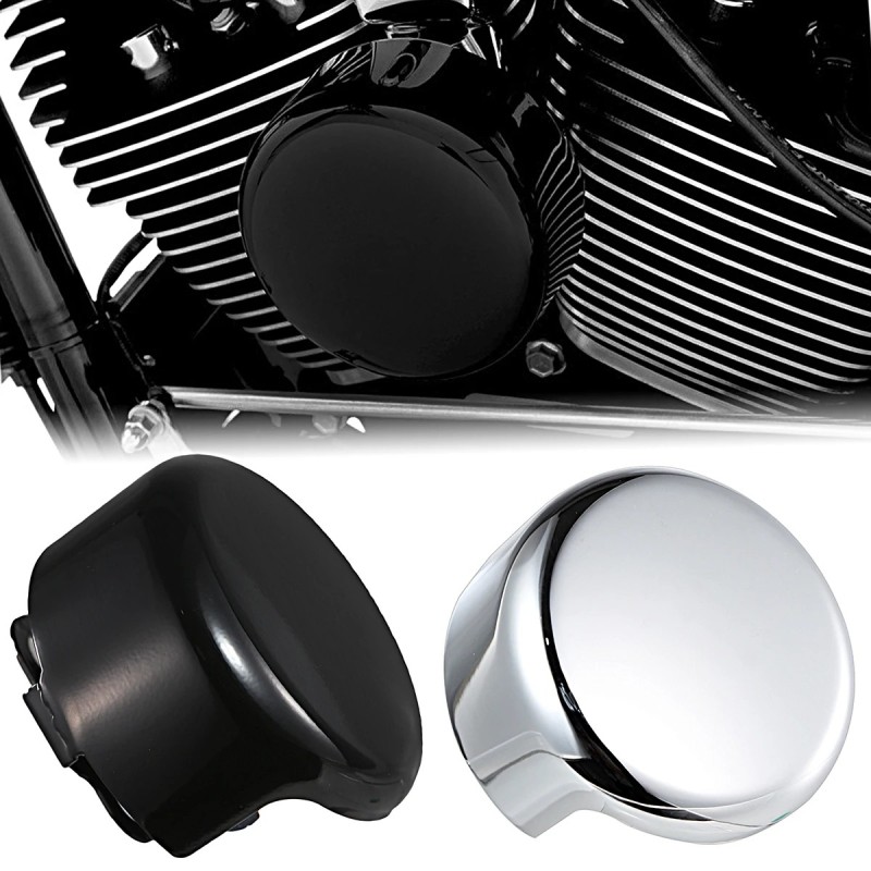 Smooth Horn Cover For Harley Softail Street Glide Dyna XL 883N Sportster 1991-2016 Big Twin 4 5/8"