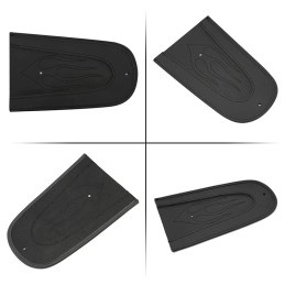 Flame Stitch Leather Motorcycle Black Rear Fender Bib Cover Pad Accessories Fit For Harley Sportster 883 1200 2004-up