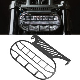 Black Front Headlight Guard Grill Cover Guard Protector For Harley Sportster S RH1250 2021-2022