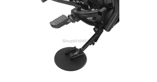 Foot Kickstand ABS Side Stand Pad Plate Base Coaster Puck Motocross Accessories Harley Davidson Touring Sportster Dyna