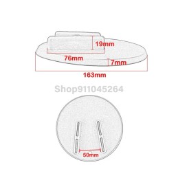 Foot Kickstand ABS Side Stand Pad Plate Base Coaster Puck Motocross Accessories Harley Davidson Touring Sportster Dyna