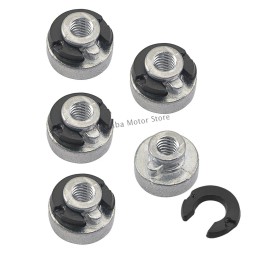 Rear Fender Seat Nut Kit for Harley Sportster Street Bob Softail 1996-2017 Mount Nut Bolt Quick Release Aluminum