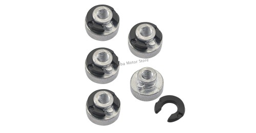 Rear Fender Seat Nut Kit for Harley Sportster Street Bob Softail 1996-2017 Mount Nut Bolt Quick Release Aluminum