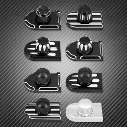 Rear Fender Seat Bolt Screw Nut Tab Kit Mount Knob Cover Harley Davidson Dyna Sportster XL Touring FLHR Softail