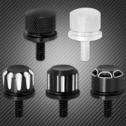 Rear Fender Seat Bolt Screw Nut Tab Kit Mount Knob Cover Harley Davidson Dyna Sportster XL Touring FLHR Softail