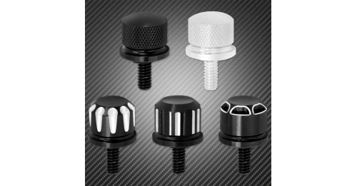 Rear Fender Seat Bolt Screw Nut Tab Kit Mount Knob Cover Harley Davidson Dyna Sportster XL Touring FLHR Softail