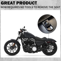 Rear Fender Seat Bolt Screw Nut Tab Kit Mount Knob Cover Harley Davidson Dyna Sportster XL Touring FLHR Softail