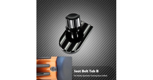 Rear Fender Seat Bolt Screw Nut Tab Kit Mount Knob Cover Harley Davidson Dyna Sportster XL Touring FLHR Softail