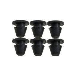 Rubber Side Cover Grommets 6pcs For Harley Touring Street Glide Electra Glide Road Glide FLHR 1996-2020