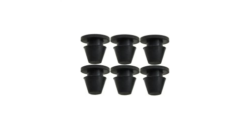 Rubber Side Cover Grommets 6pcs For Harley Touring Street Glide Electra Glide Road Glide FLHR 1996-2020