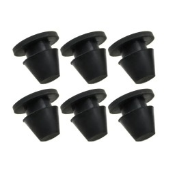 Rubber Side Cover Grommets 6pcs For Harley Touring Street Glide Electra Glide Road Glide FLHR 1996-2020