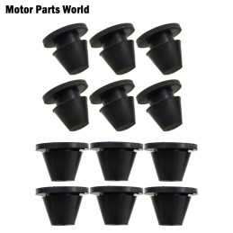 Rubber Side Cover Grommets 6pcs For Harley Touring Street Glide Electra Glide Road Glide FLHR 1996-2020