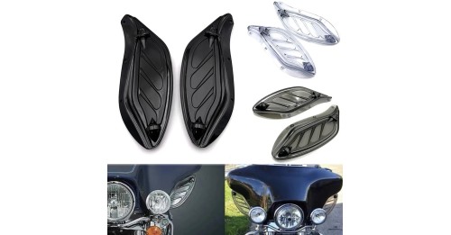 Air Deflector Side Wing Windshield Fairing Harley Davidson Touring CVO Electra Street Glide Ultra Classic FLHX Tri Glide 96-13