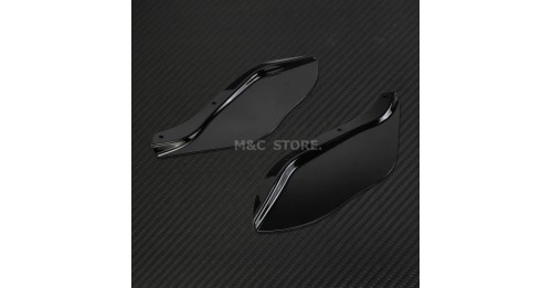 Batwing Air Deflector Fairing Side Windshield Plastic Harley Davidson Touring Street Glide Road King Electra FLHX 96-2013