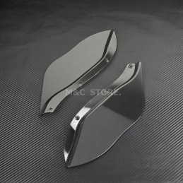 Batwing Air Deflector Fairing Side Windshield Plastic Harley Davidson Touring Street Glide Road King Electra FLHX 96-2013